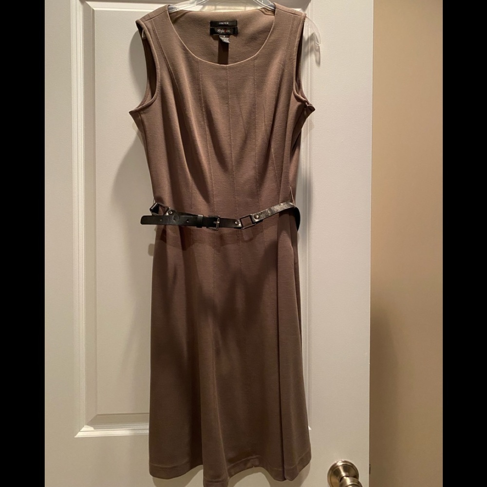 Tan dress by Style and Co